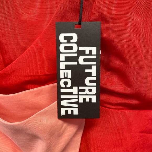 Future‎ Collective Women's Holiday Sweetheart Bow Mini Dress Red Size XXL - Picture 6 of 6